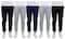 Galaxy by Harvic Fleece-Lined Men's Jogger Sweatpants 5 Pack